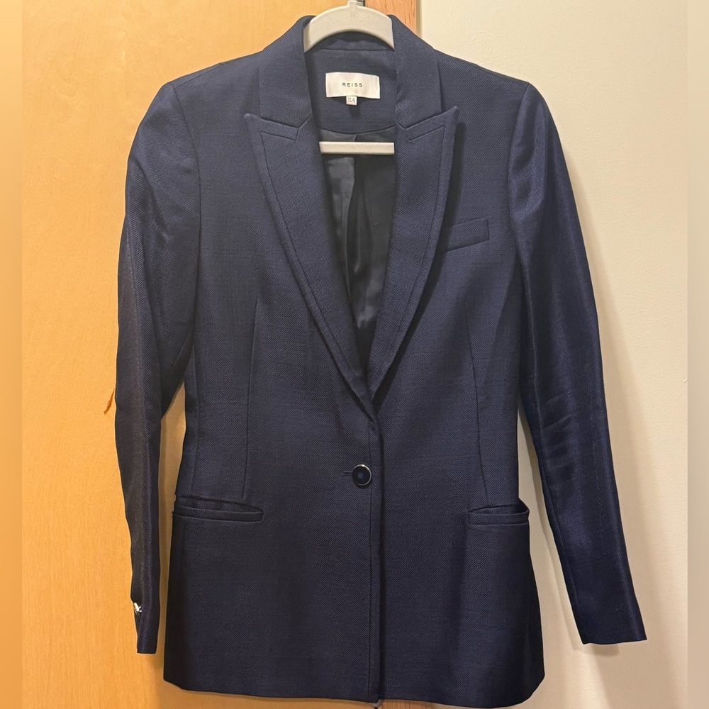 Reiss Single Button Elle Blazer Size 4